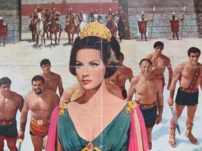 Triumph of the Ten Gladiators ITALIAN PHOTOBUSTA POSTER DAN YADIS 1964 Movie posters