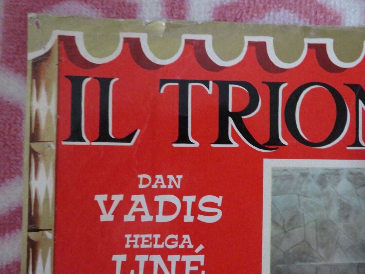 Triumph of the Ten Gladiators ITALIAN PHOTOBUSTA POSTER DAN YADIS 1964 Movie posters