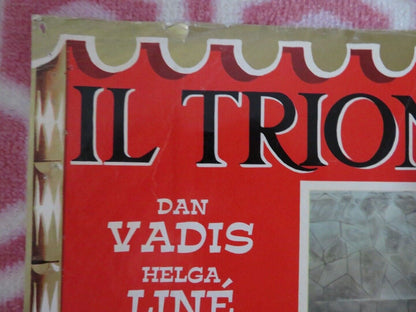 Triumph of the Ten Gladiators ITALIAN PHOTOBUSTA POSTER DAN YADIS 1964 Movie posters