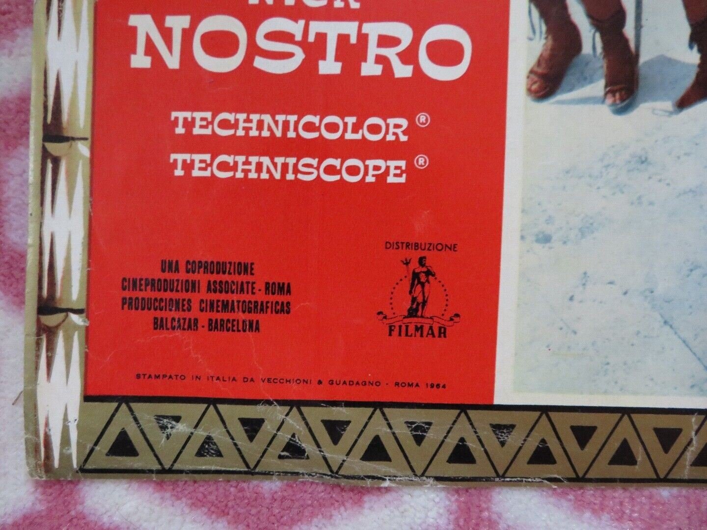 Triumph of the Ten Gladiators ITALIAN PHOTOBUSTA POSTER DAN YADIS 1964 Movie posters