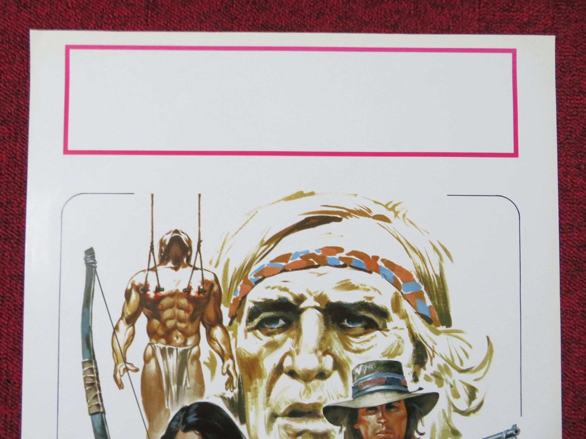 TRIUMPHS OF A MAN CALLED HORSE ITALIAN LOCANDINA POSTER RICHARD HARRIS 1983 Rendezvous Cinema Movie posters
