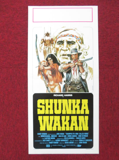 TRIUMPHS OF A MAN CALLED HORSE ITALIAN LOCANDINA POSTER RICHARD HARRIS 1983 Rendezvous Cinema Movie posters