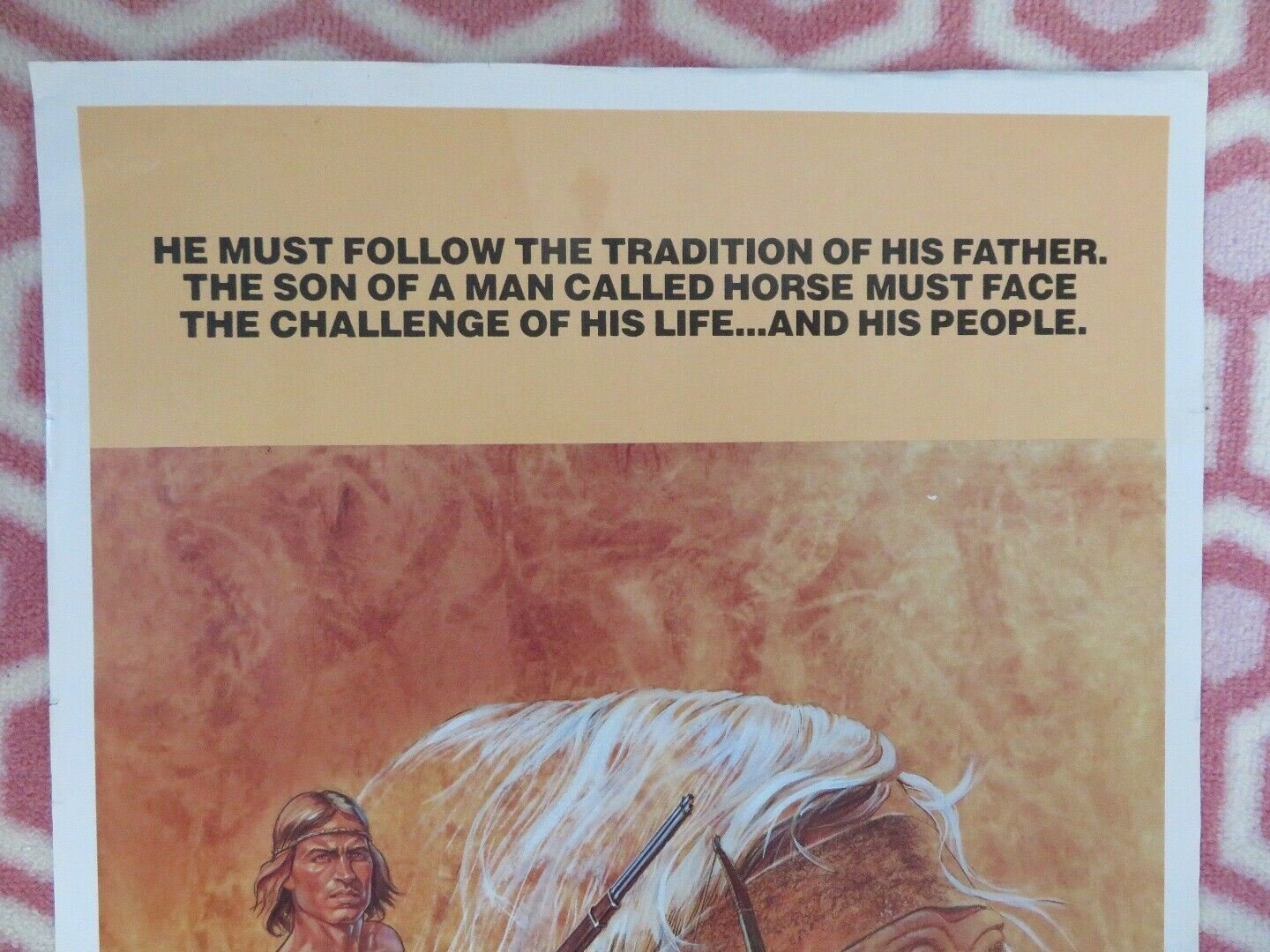 TRIUMPHS OF A MAN CALLED HORSE US INSERT(14"x 36") POSTER R HARRIS M BECK 1983 Movie posters