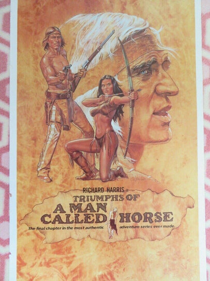 TRIUMPHS OF A MAN CALLED HORSE US INSERT(14"x 36") POSTER R HARRIS M BECK 1983 Movie posters