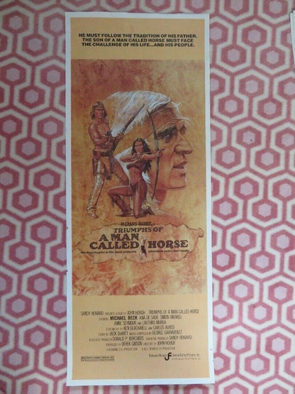 TRIUMPHS OF A MAN CALLED HORSE US INSERT(14"x 36") POSTER R HARRIS M BECK 1983 Movie posters