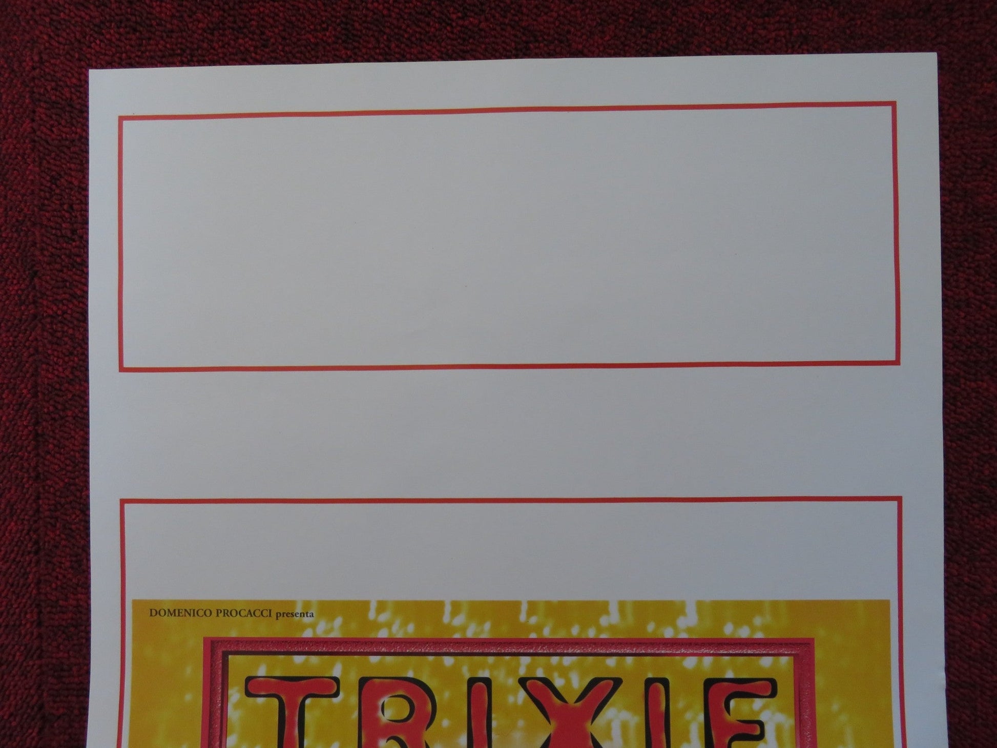 TRIXIE ITALIAN LOCANDINA POSTER EMILY WATSON NICK NOLTE 2000 Rendezvous Cinema Movie posters