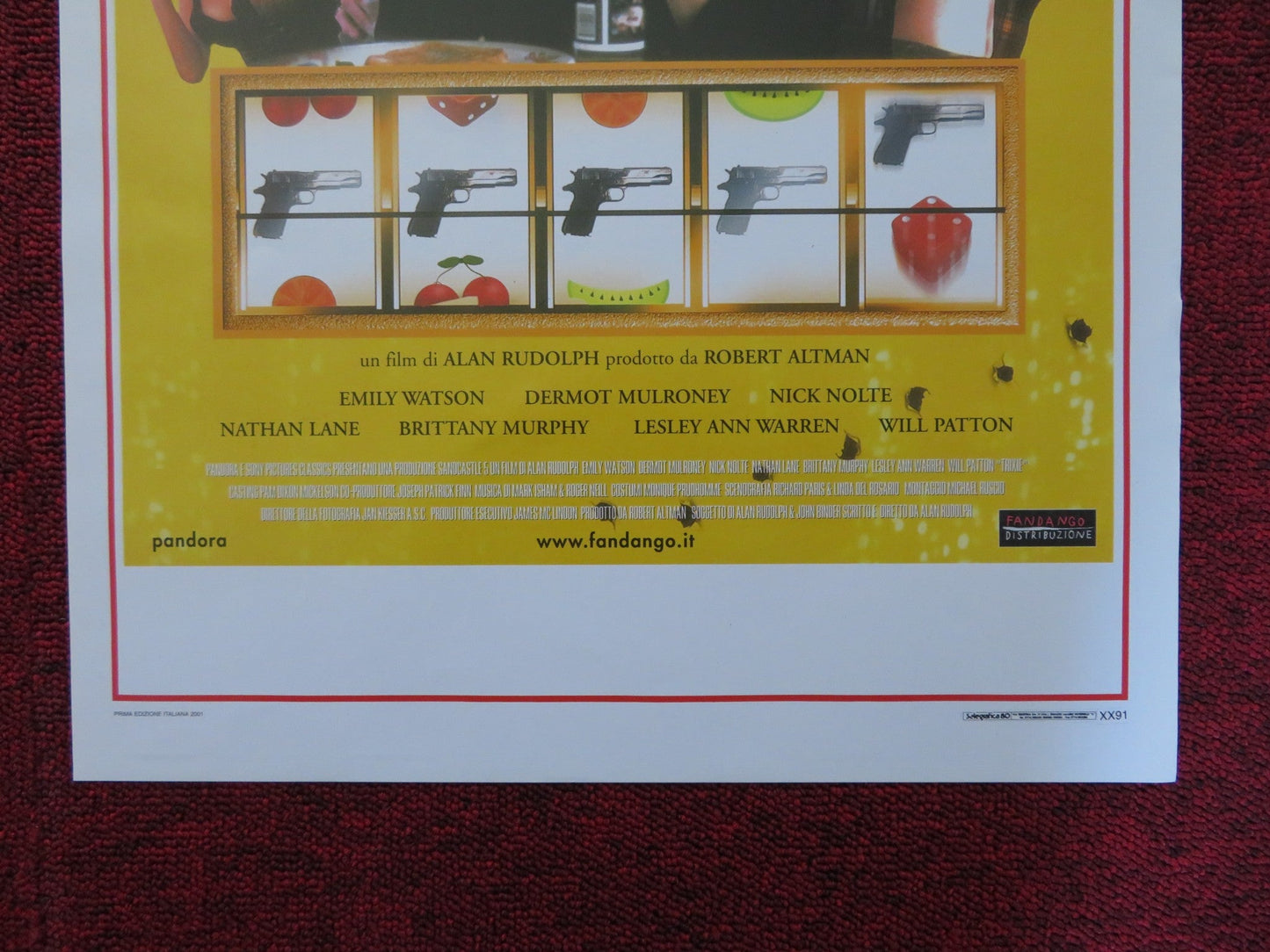 TRIXIE ITALIAN LOCANDINA POSTER EMILY WATSON NICK NOLTE 2000 Rendezvous Cinema Movie posters