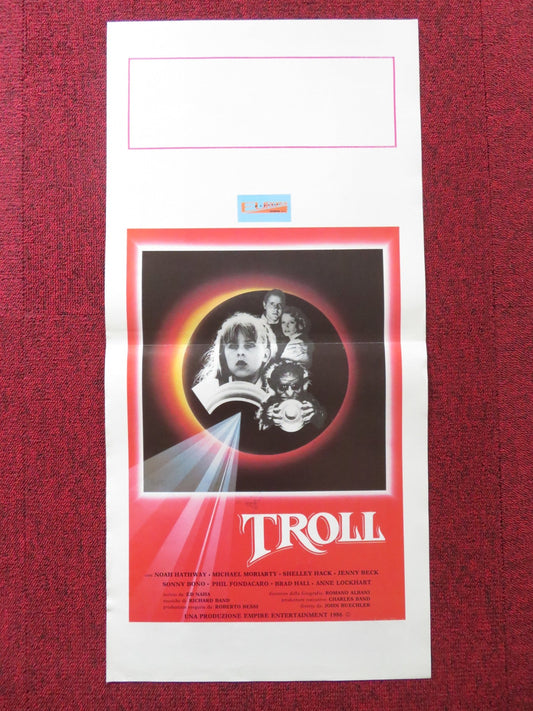 TROLL ITALIAN LOCANDINA POSTER NOAH HATHAWAY MICHAEL MORIARTY 1986 Rendezvous Cinema Movie posters
