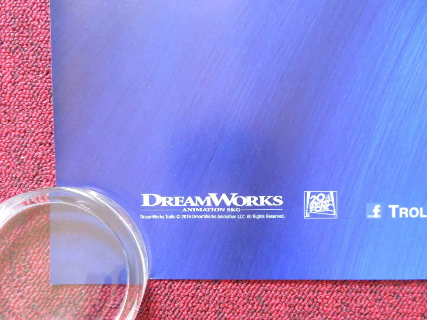 TROLLS UK QUAD (30"x 40") ROLLED POSTER ANNA KENDRICK JUSTIN TIMBERLAKE 2016 Rendezvous Cinema Movie posters