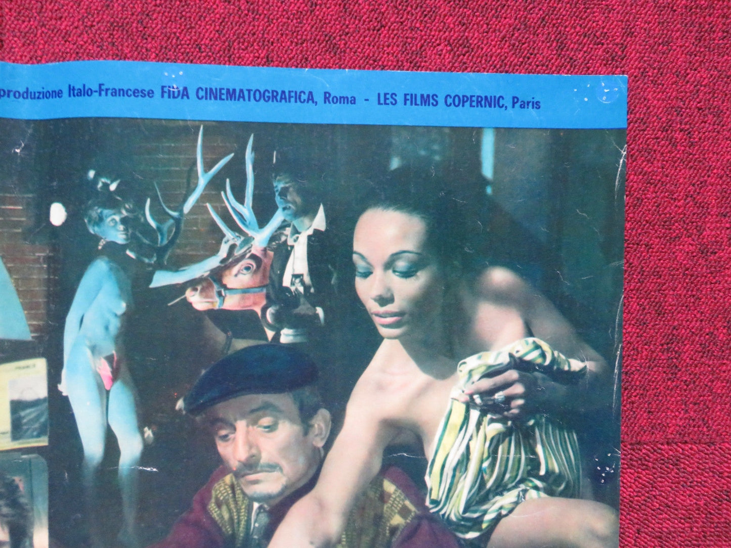 TROPPO PER VIVERE... POCO PER MORIRE ITALIAN FOGLIO POSTER CLAUDIO BROOK 1967 Rendezvous Cinema Movie posters