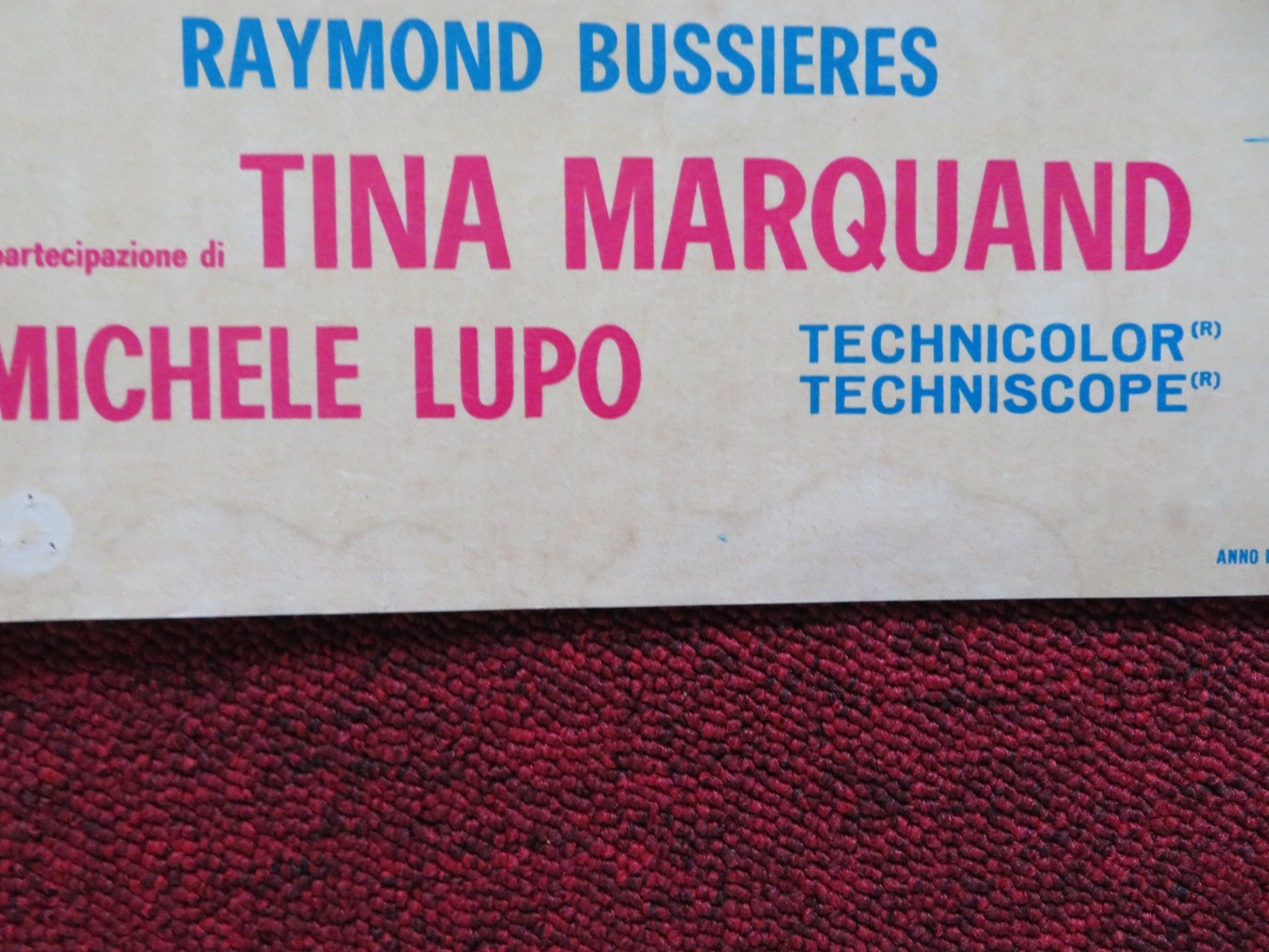 TROPPO PER VIVERE... POCO PER MORIRE ITALIAN FOGLIO POSTER CLAUDIO BROOK 1967 Rendezvous Cinema Movie posters