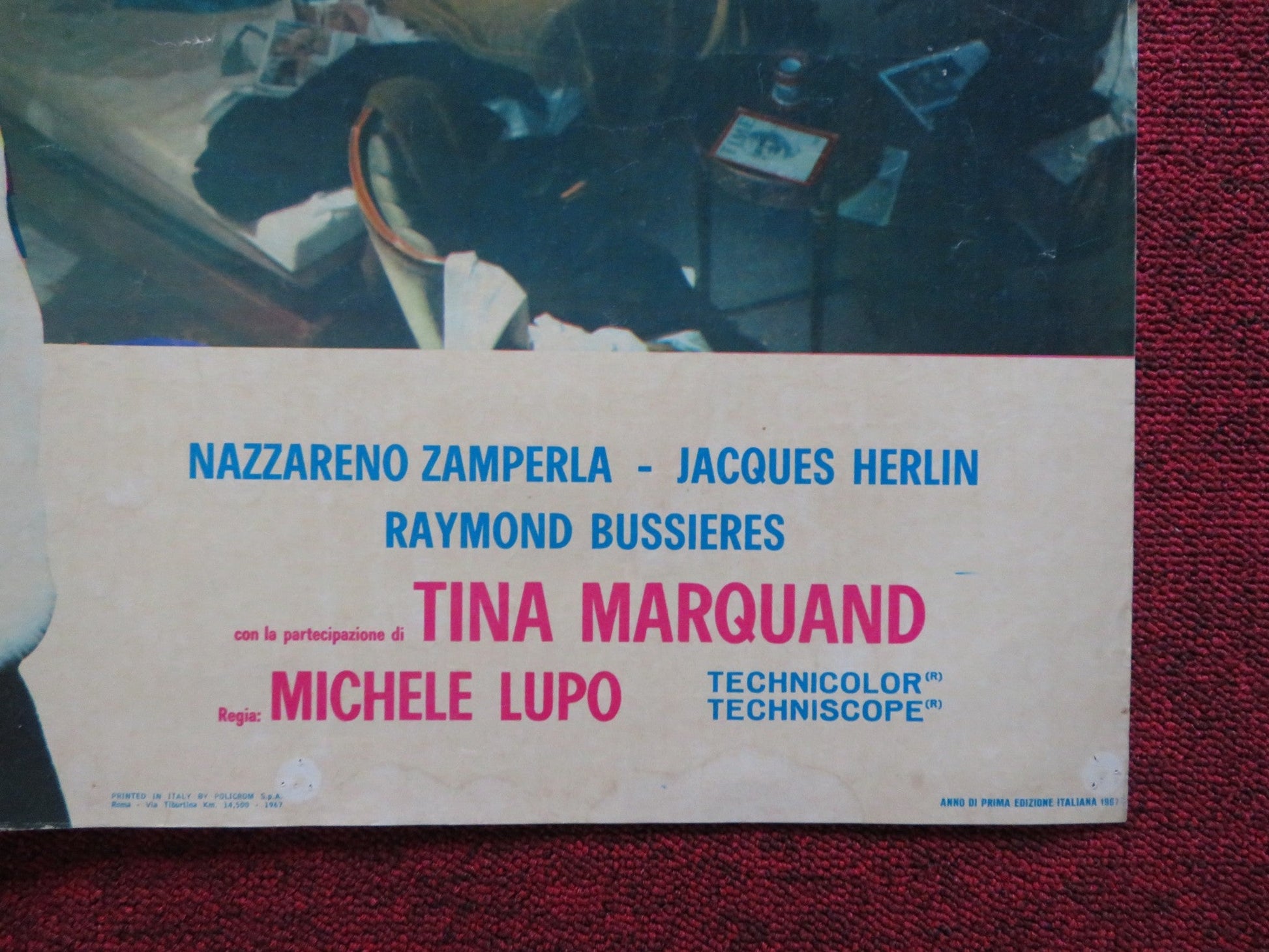 TROPPO PER VIVERE... POCO PER MORIRE ITALIAN FOGLIO POSTER CLAUDIO BROOK 1967 Rendezvous Cinema Movie posters