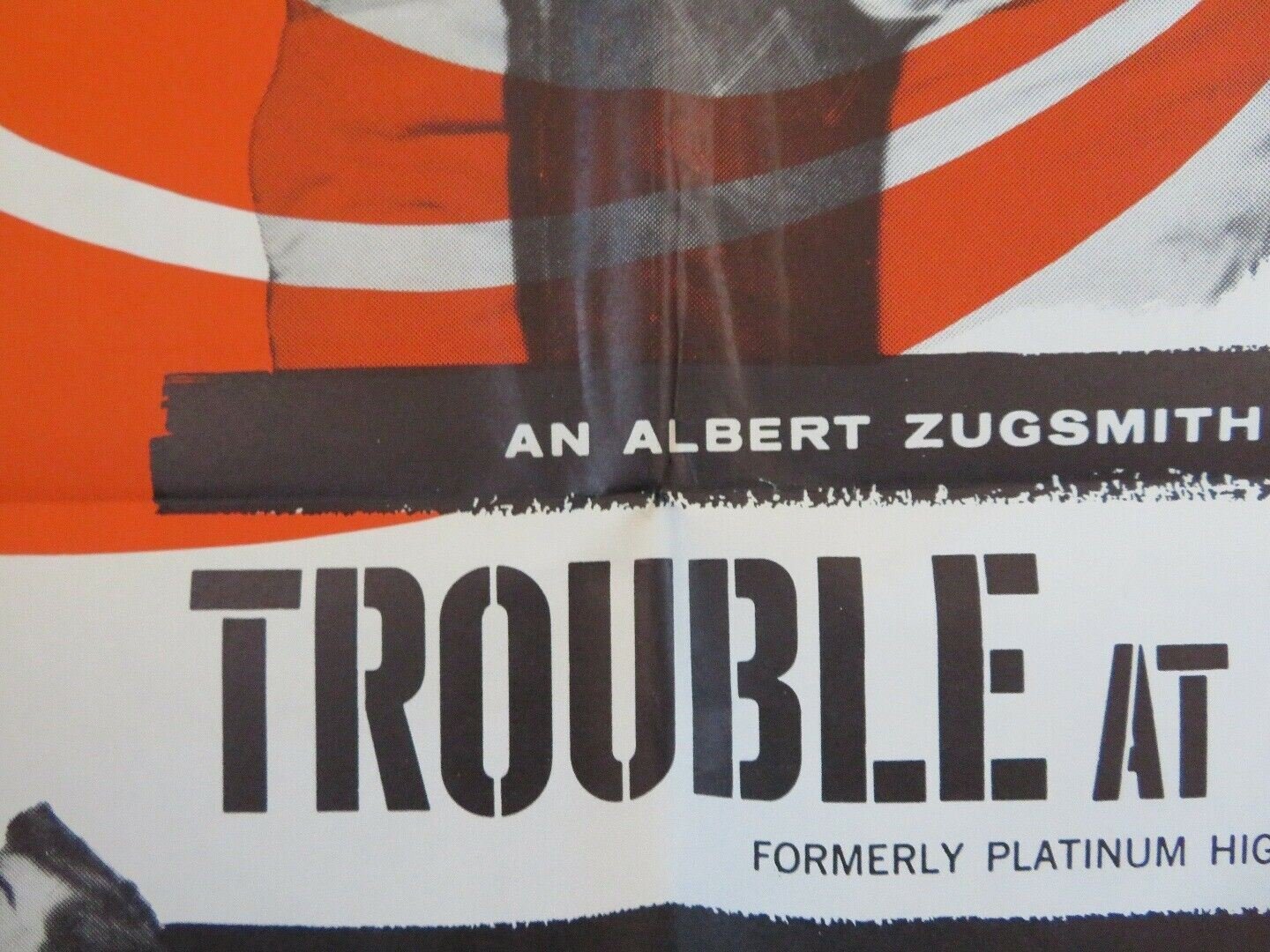 TROUBLE AT SIXTEEN PLATINUM HIGH SCHOOL US ONE SHEET POSTER RE - RELEASED Movie posters