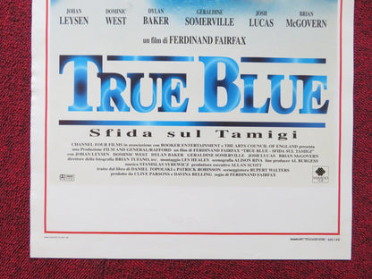 TRUE BLUE ITALIAN LOCANDINA POSTER DOMINIC WEST JOSH LUCAS 1996 Rendezvous Cinema Movie posters