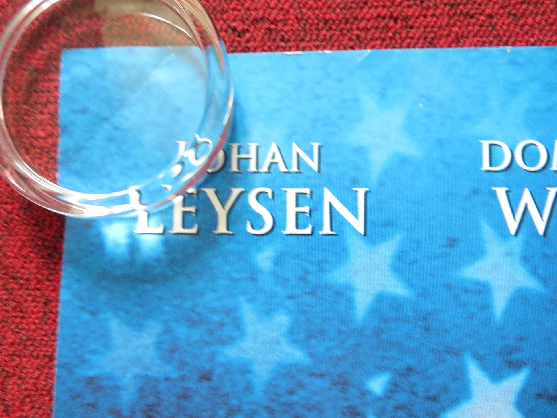 TRUE BLUE UK QUAD (30"x 40") ROLLED POSTER DOMINIC WEST JOHAN LEYSEN 1996 Rendezvous Cinema Movie posters