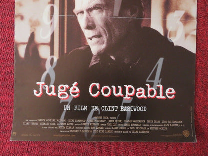 TRUE CRIME FRENCH (15"x 21") POSTER CLINT EASTWOOD ISAIAH WASHINGTON 1999 - Rendezvous Cinema