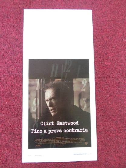 TRUE CRIME ITALIAN LOCANDINA POSTER CLINT EASTWOOD JAMES WOODS 1999 Rendezvous Cinema Movie posters