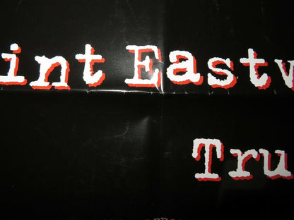 TRUE CRIME VIDEO DVD ONE SHEET POSTER FOLDED CLINT EASTWOOD I. WASHINGTON 1999 Movie posters