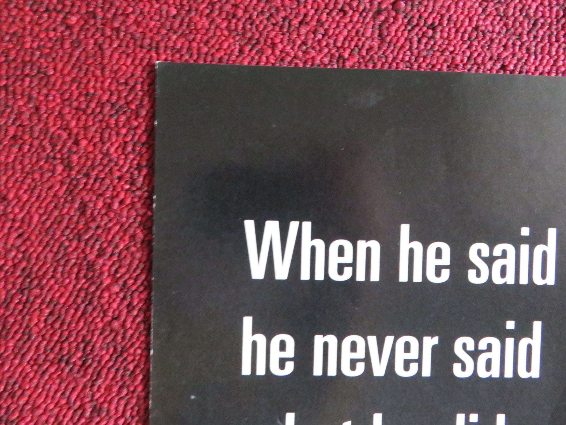 TRUE LIES - VERSION B FOLDED US ONE SHEET POSTER ARNOLD SCHWARZENEGGER 1994 Rendezvous Cinema Movie posters