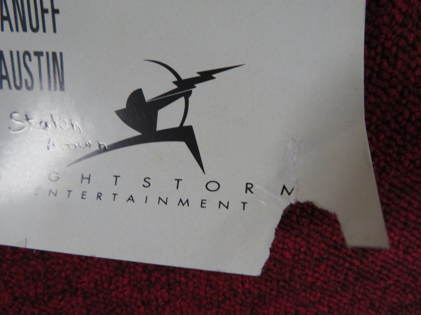 TRUE LIES VHS POSTER ARNOLD SCHWARZENEGGER JAMIE LEE CURTIS 1994 Rendezvous Cinema Movie posters