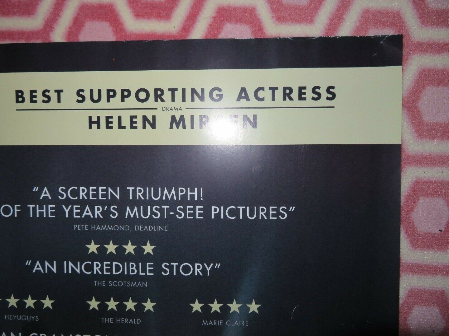 TRUMBO QUAD (30"x 40") ROLLED POSTER BRYAN CRANSTON DIANE LANE HELEN MIRREN - Rendezvous Cinema