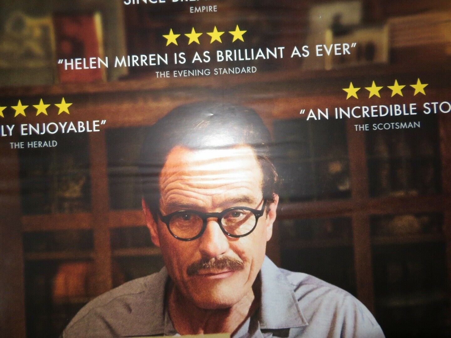 TRUMBO UK ONE SHEET (27"x 41") ROLLED POSTER BRYAN CRANSTON DIANE LANE 2015 Rendezvous Cinema Movie posters