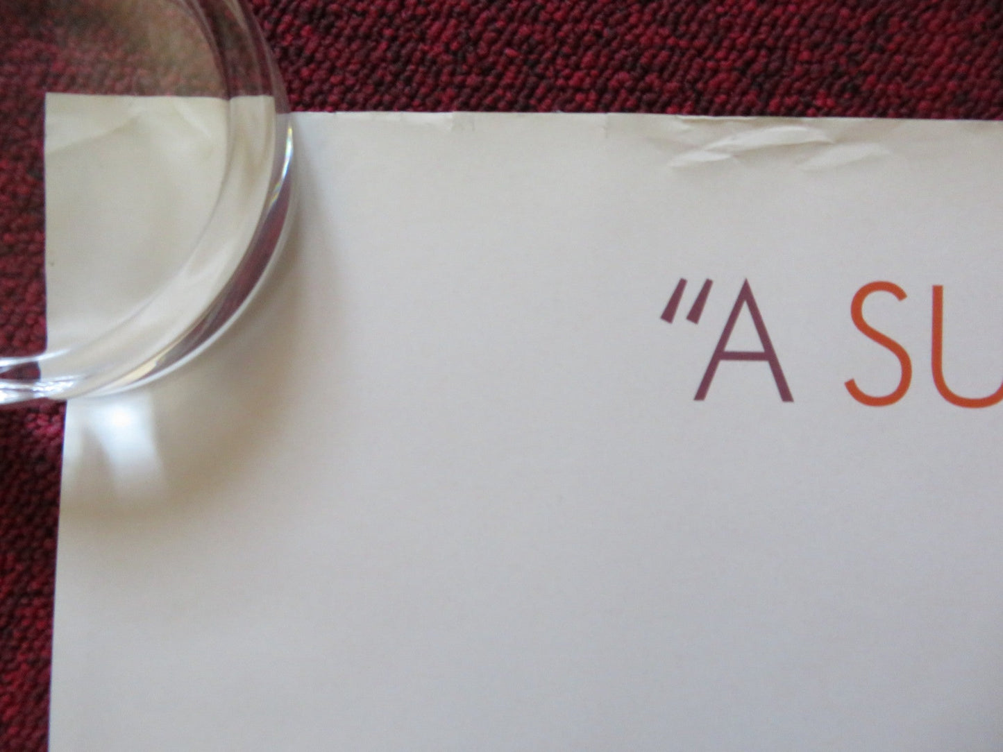 TRUST THE MAN UK QUAD (30"x 40") ROLLED POSTER DAVID DUCHOVNY J. MOORE 2005 Rendezvous Cinema Movie posters