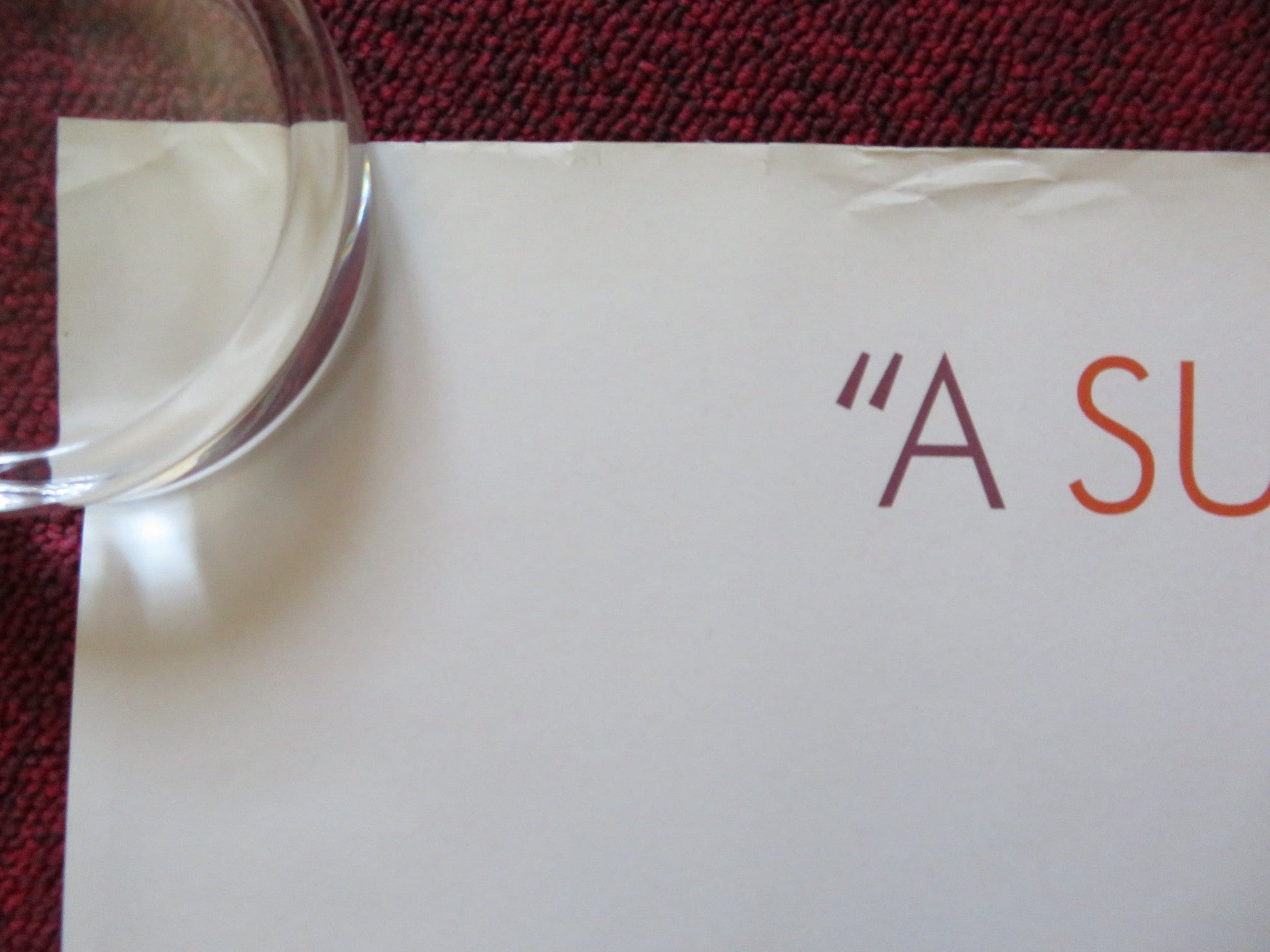 TRUST THE MAN UK QUAD (30"x 40") ROLLED POSTER DAVID DUCHOVNY J. MOORE 2005 Rendezvous Cinema Movie posters