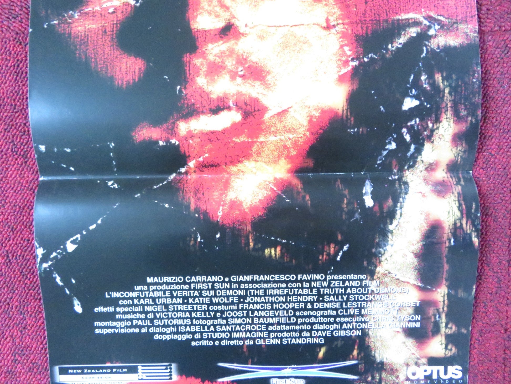 TRUTH ABOUT DEMONS ITALIAN LOCANDINA POSTER KARL URBAN KATIE WOLFE 2000 Rendezvous Cinema Movie posters