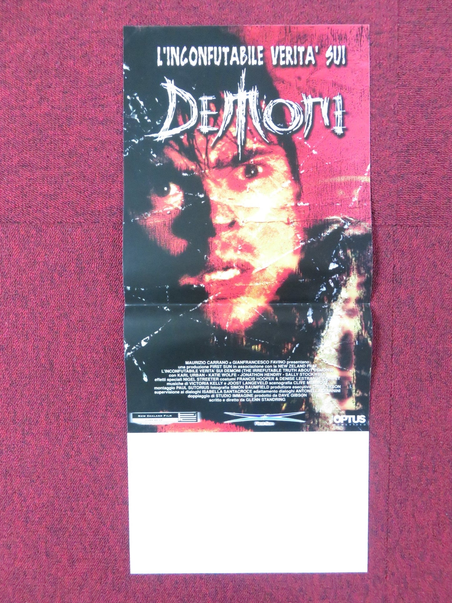 TRUTH ABOUT DEMONS ITALIAN LOCANDINA POSTER KARL URBAN KATIE WOLFE 2000 Rendezvous Cinema Movie posters