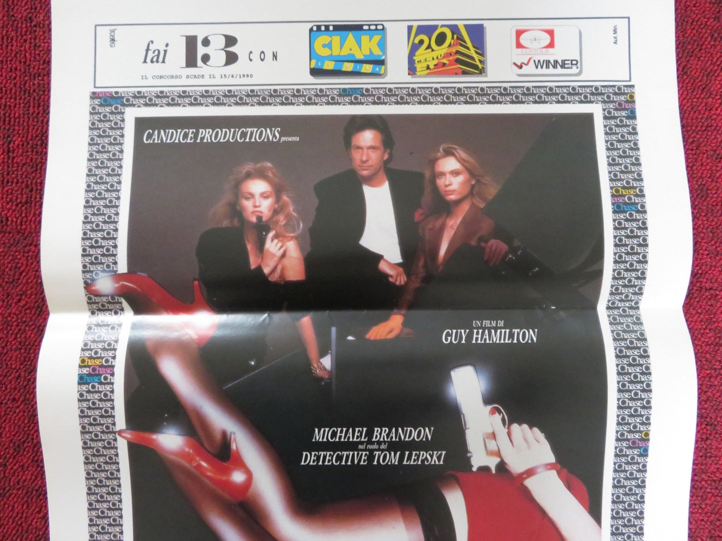 TRY THIS ONE ON FOR SIZE ITALIAN LOCANDINA POSTER M. BRANDON D. CARRADINE 1989 Rendezvous Cinema Movie posters