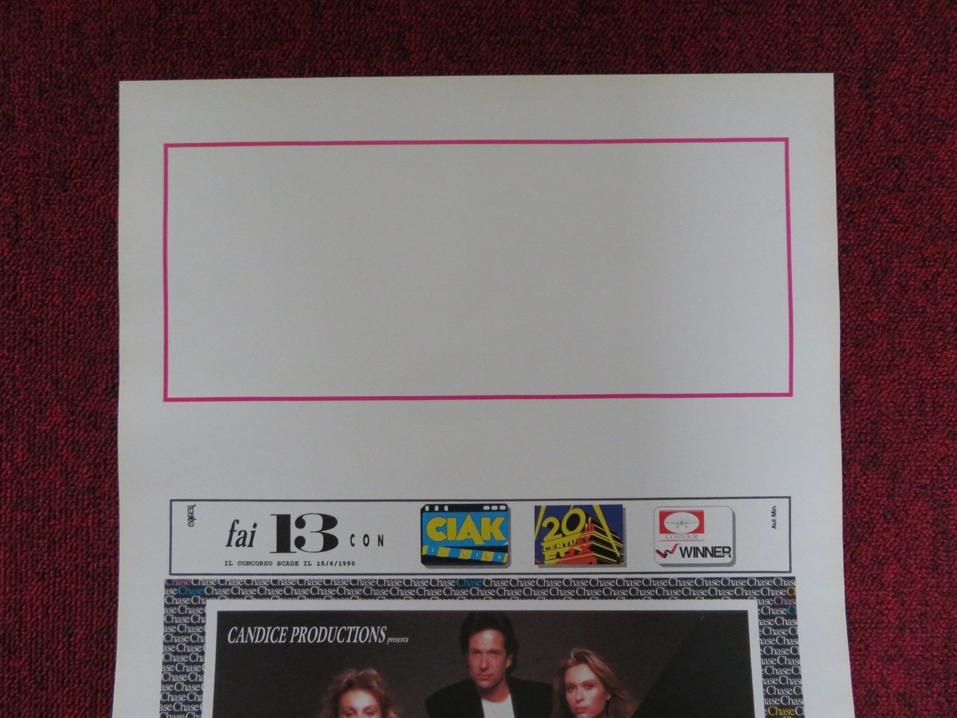 TRY THIS ONE ON FOR SIZE ITALIAN LOCANDINA POSTER M. BRANDON D. CARRADINE 1989 Rendezvous Cinema Movie posters