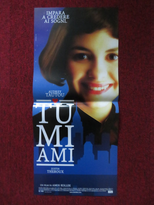 TU MI AMI ITALIAN LOCANDINA POSTER AUDREY TAUTOU JUSTIN THEROUX 2003 Rendezvous Cinema Movie posters