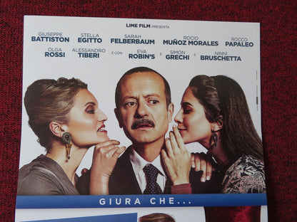 TU MI NASCONDI QUALCOSA ITALIAN LOCANDINA (27"x12.5") POSTER ROCCO PAPLEO 2018 Movie posters