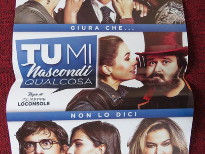 TU MI NASCONDI QUALCOSA ITALIAN LOCANDINA (27"x12.5") POSTER ROCCO PAPLEO 2018 Movie posters