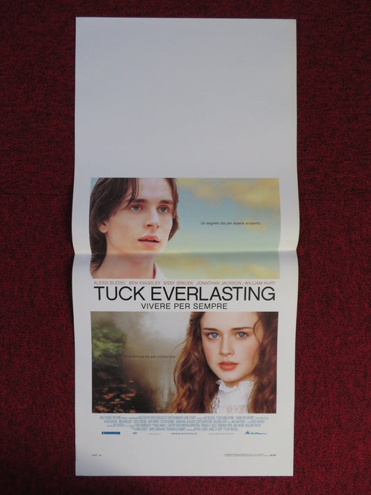 TUCK EVERLASTING ITALIAN LOCANDINA POSTER WILLIAM HURT ALEXIS BLEDEL 2002 Rendezvous Cinema Movie posters