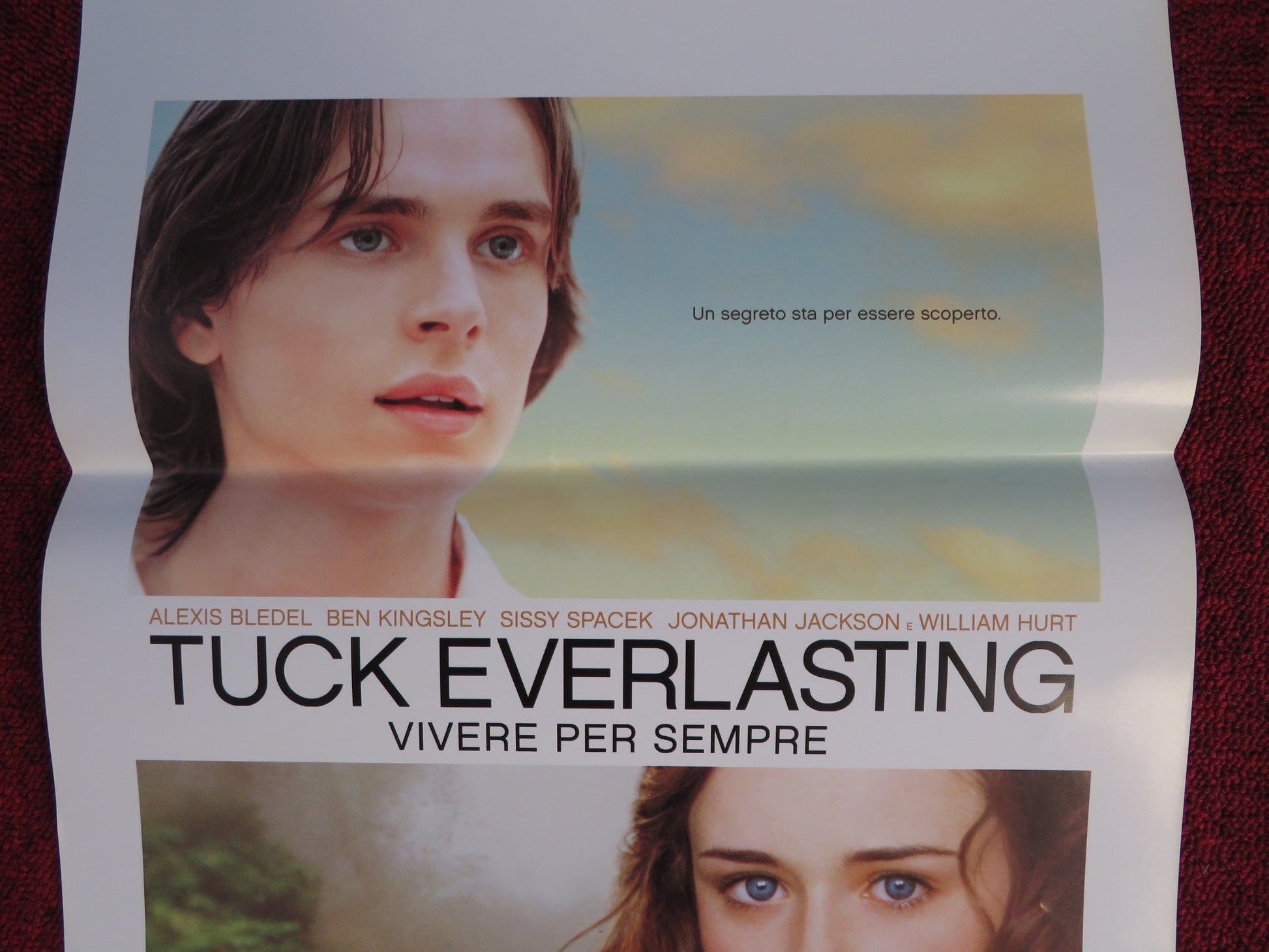 TUCK EVERLASTING ITALIAN LOCANDINA POSTER WILLIAM HURT ALEXIS BLEDEL 2002 Rendezvous Cinema Movie posters