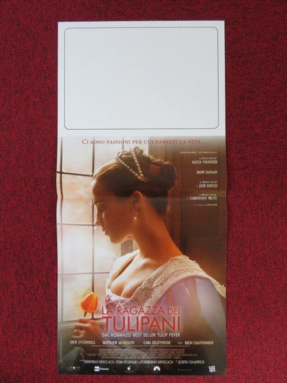 TULIP FEVER ITALIAN LOCANDINA (27"x12.5") POSTER CARA DELEVINGNE 2017 Movie posters
