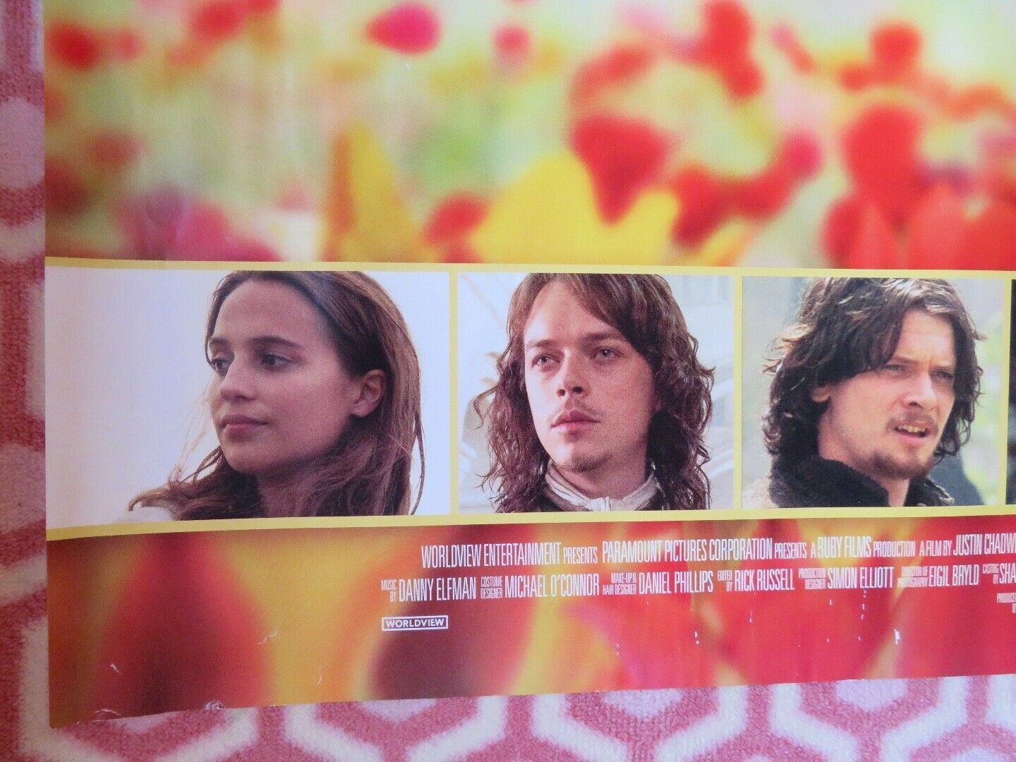 TULIP FEVER QUAD (30"x 40") ROLLED POSTER JUDI DENCH TOM HOLLANDER TOM STOPPARD Movie posters