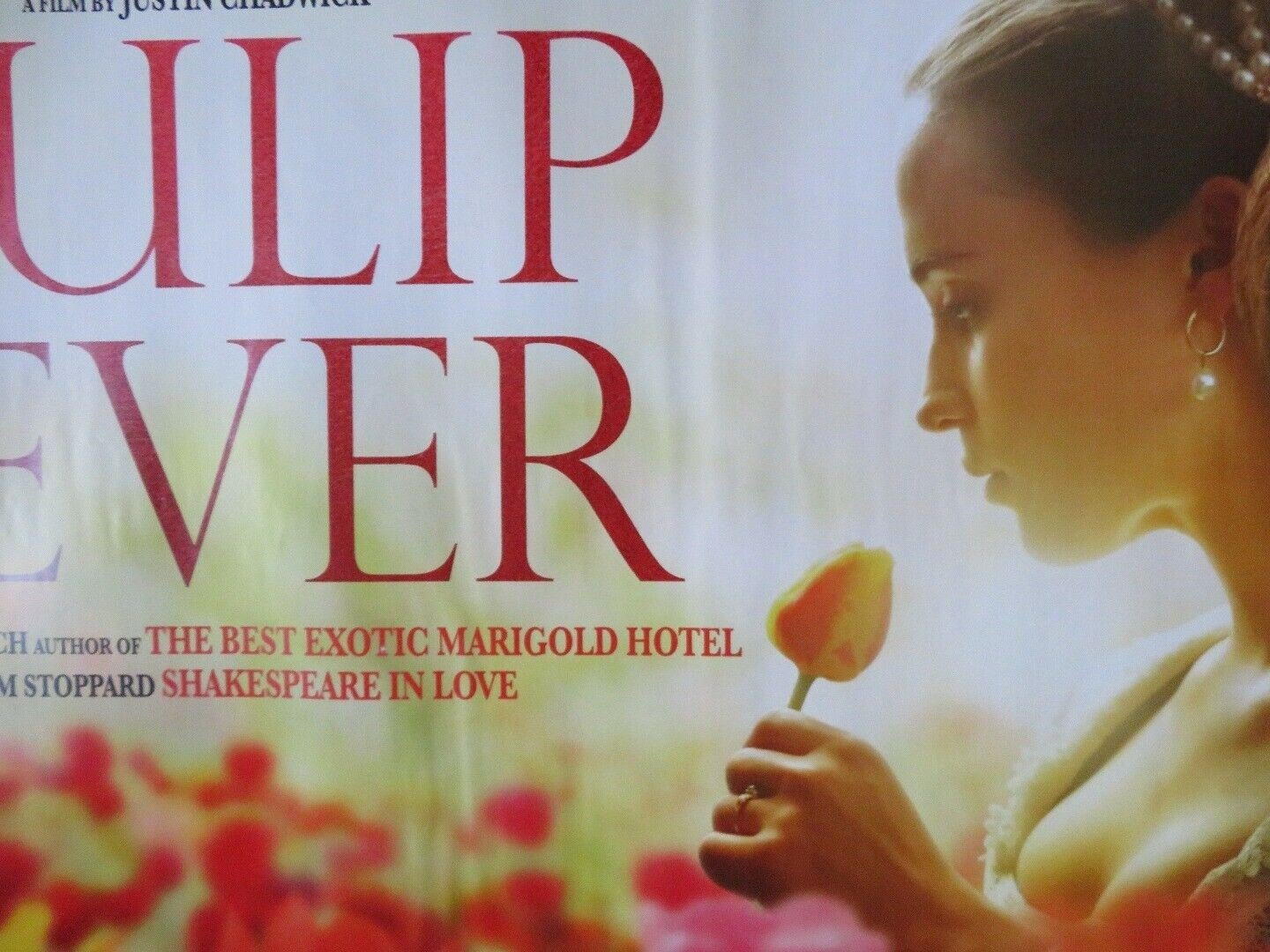TULIP FEVER QUAD (30"x 40") ROLLED POSTER JUDI DENCH TOM HOLLANDER TOM STOPPARD Movie posters