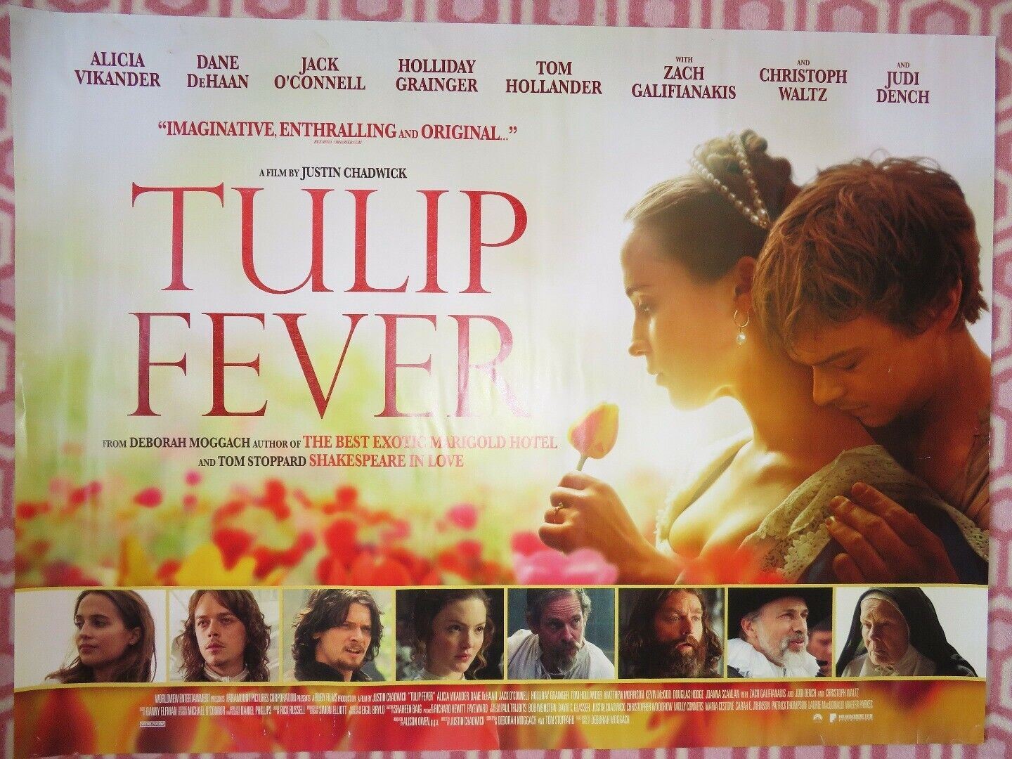 TULIP FEVER QUAD (30"x 40") ROLLED POSTER JUDI DENCH TOM HOLLANDER TOM STOPPARD Movie posters