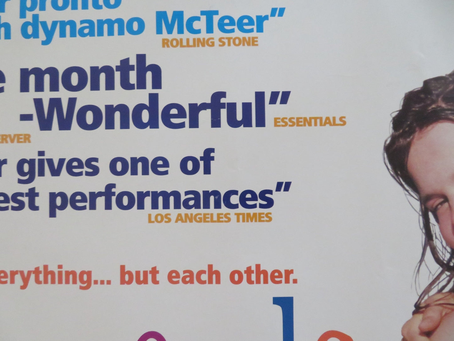 TUMBLEWEEDS UK QUAD ROLLED POSTER JANET MCTEER KIMBERLEY J. BROWN 1999 Rendezvous Cinema Movie posters