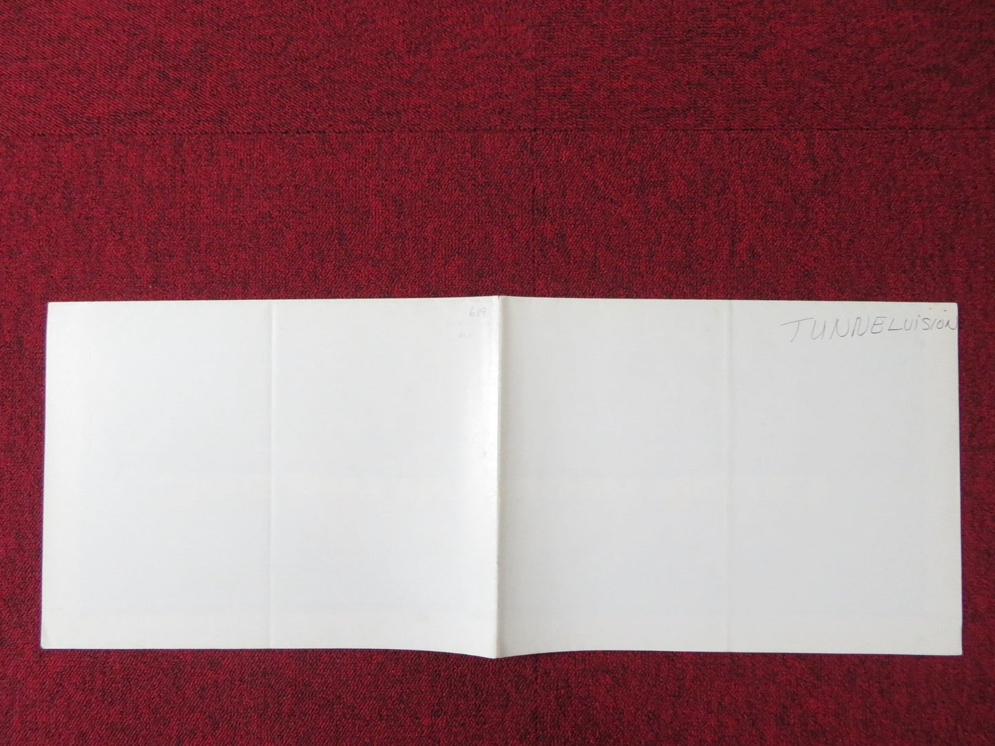 TUNNEL VISION FOLDED US ONE SHEET POSTER CHEVY CHASE PHIL PROCTOR 1976 Rendezvous Cinema Movie posters