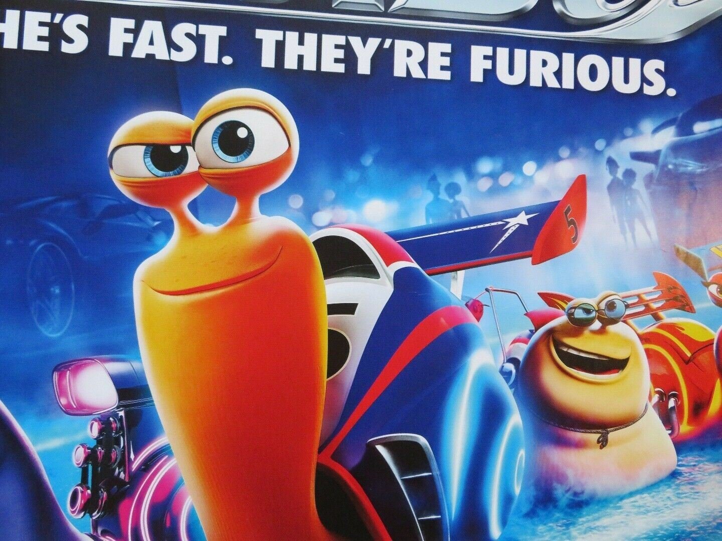 TURBO QUAD (30"x 40") ROLLED POSTER RYAN REYNOLDS SNOOP MAYA RUDOLPH 2013 - Rendezvous Cinema