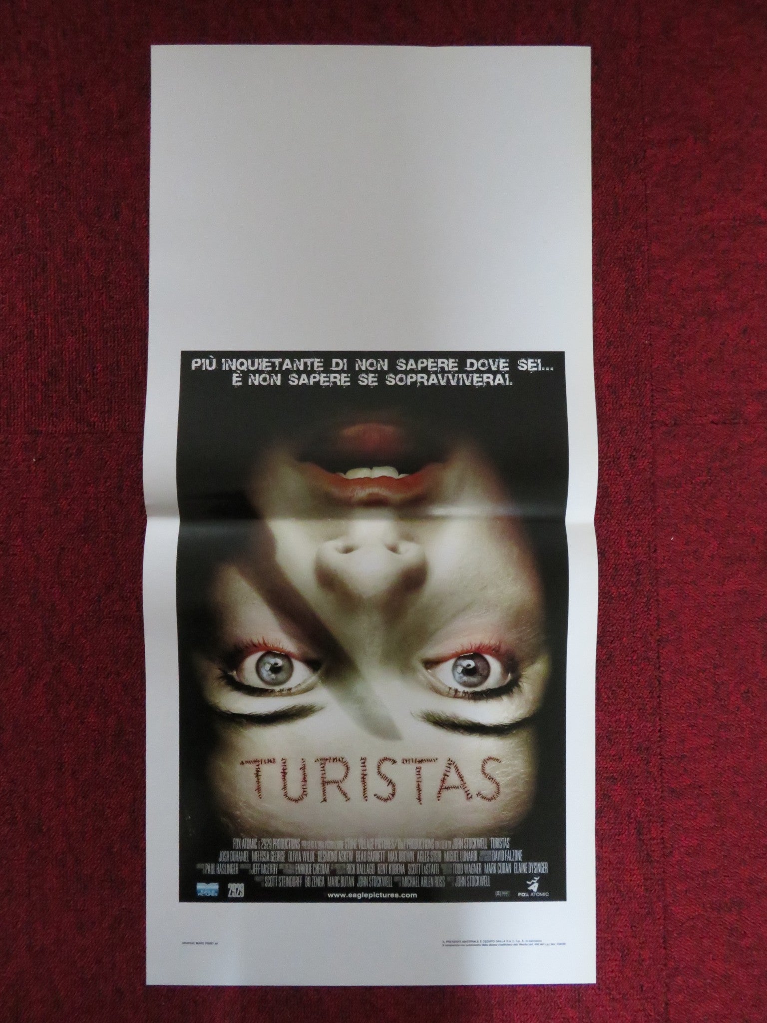 TURISTAS ITALIAN LOCANDINA POSTER JOSH DUHAMEL MELISAA GEORGE 2006 Rendezvous Cinema Movie posters