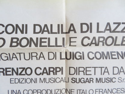 TURN AROUND EUGENIO ITALIAN 2 FOGLIO POSTER SAVERIO MARCONI D. DI LAZZARO 1980 Rendezvous Cinema Movie posters