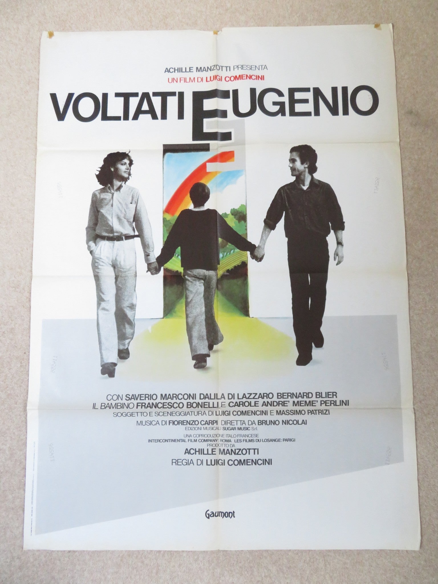 TURN AROUND EUGENIO ITALIAN 2 FOGLIO POSTER SAVERIO MARCONI D. DI LAZZARO 1980 Rendezvous Cinema Movie posters