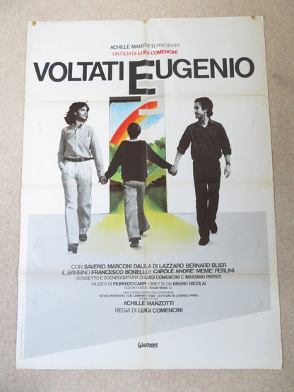 TURN AROUND EUGENIO ITALIAN 2 FOGLIO POSTER SAVERIO MARCONI D. DI LAZZARO 1980 Rendezvous Cinema Movie posters