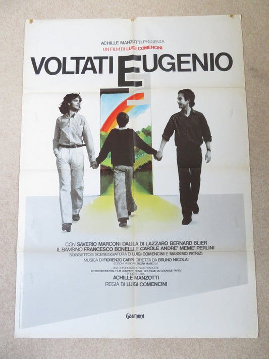 TURN AROUND EUGENIO ITALIAN 2 FOGLIO POSTER SAVERIO MARCONI D. DI LAZZARO 1980 Rendezvous Cinema Movie posters