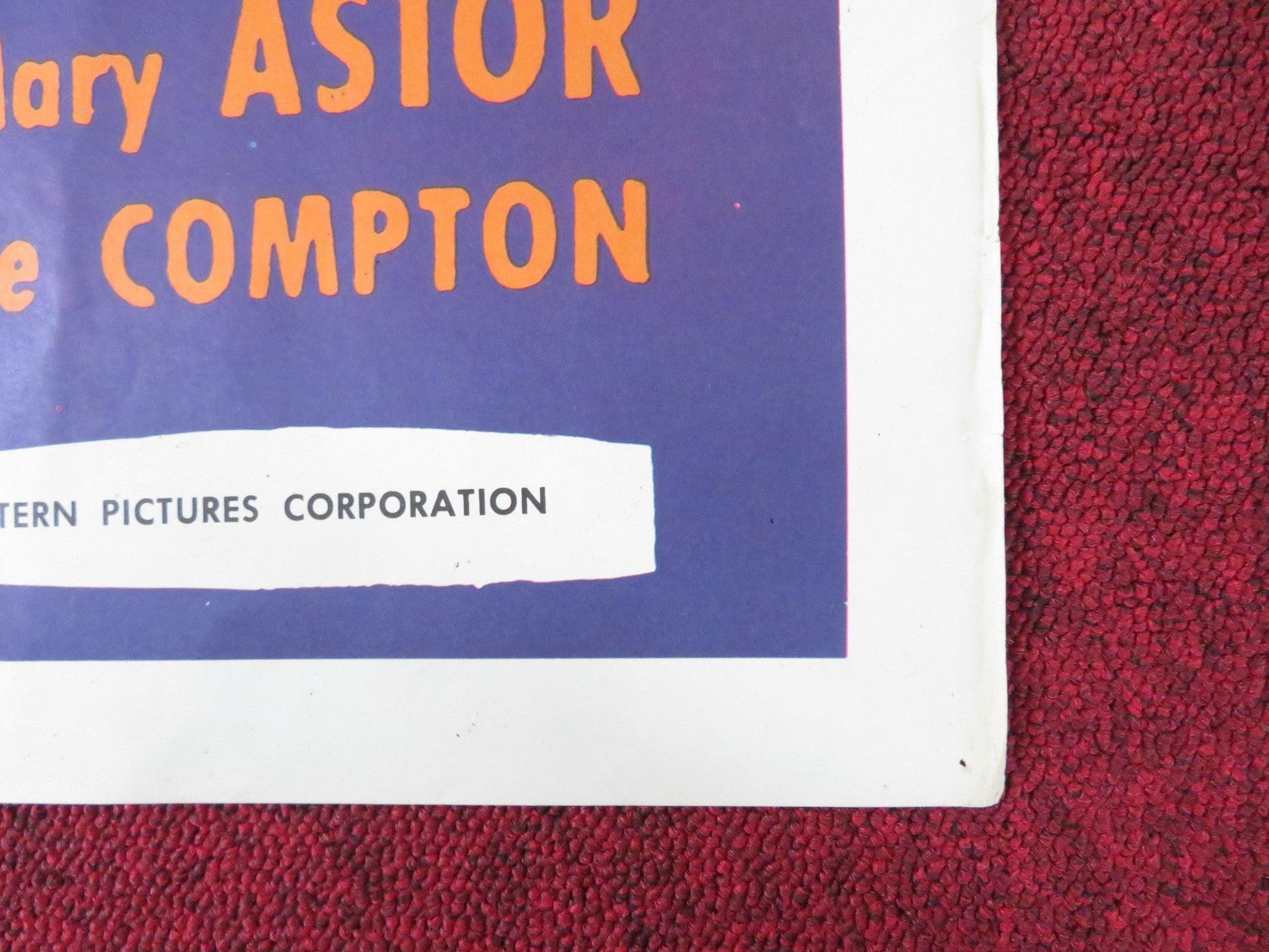 TURNABOUT FOLDED US ONE SHEET POSTER ADOLPHE MENJOU CAROLE LANDIS R1950s Rendezvous Cinema Movie posters